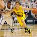 Michigan freshman Spike Albrecht looks to move the ball around Michigan State junior Keith Appling during the first half at Breslin Center in East Lansing on Tuesday, Feb. 12. Melanie Maxwell I AnnArbor.com